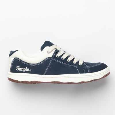 Color:Navy-Simple OS Sneaker Suede