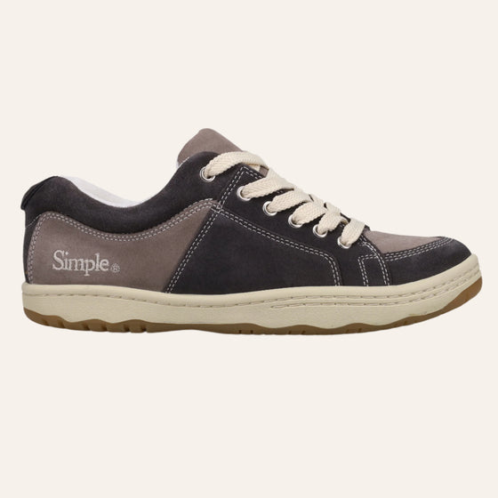 Color:Ash-Simple OS Sneaker Suede