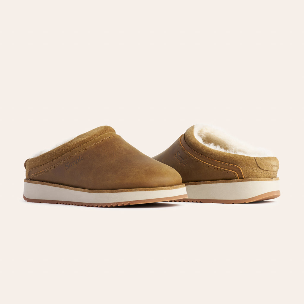 Simple Classic Shearling Clog