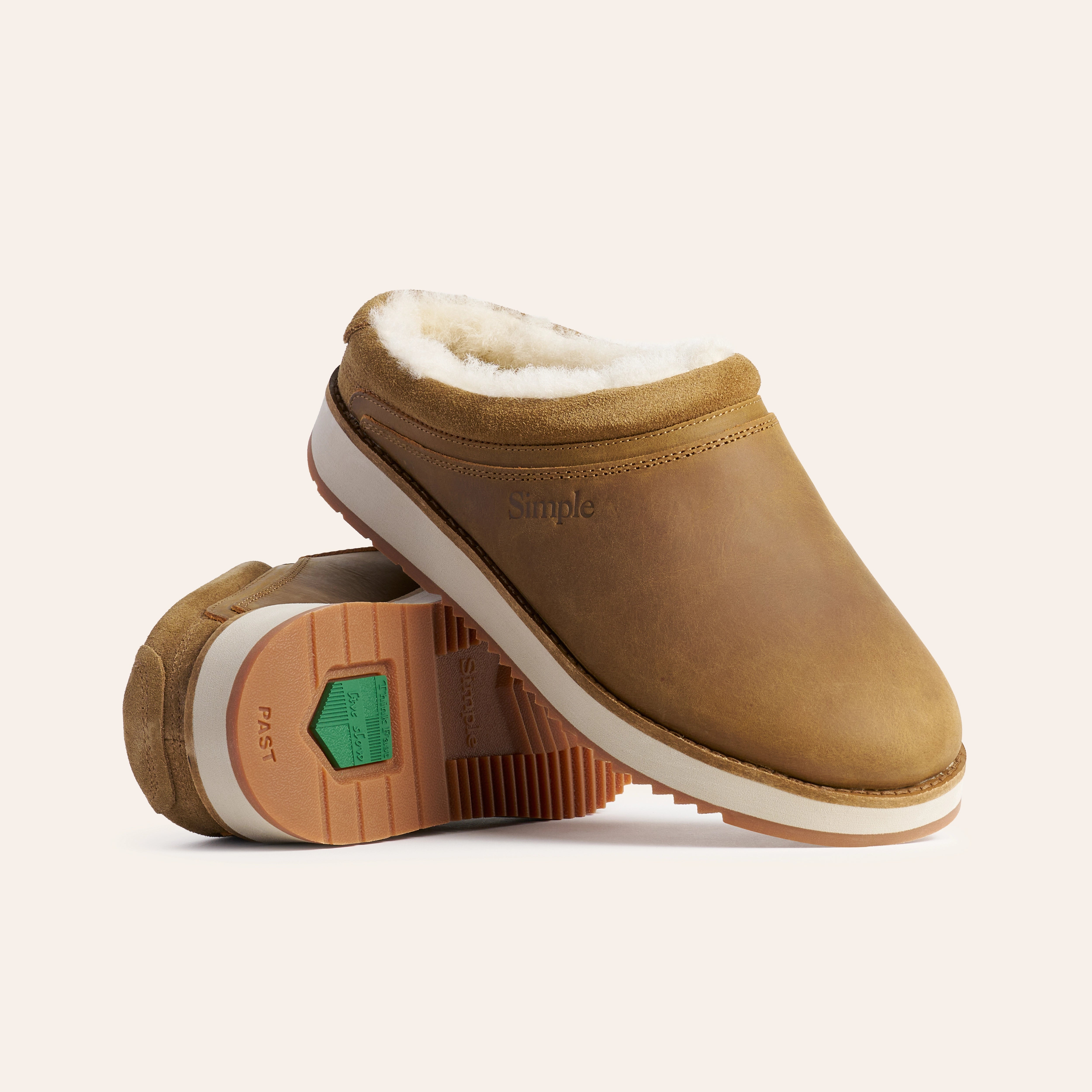 Simple Classic Shearling Clog