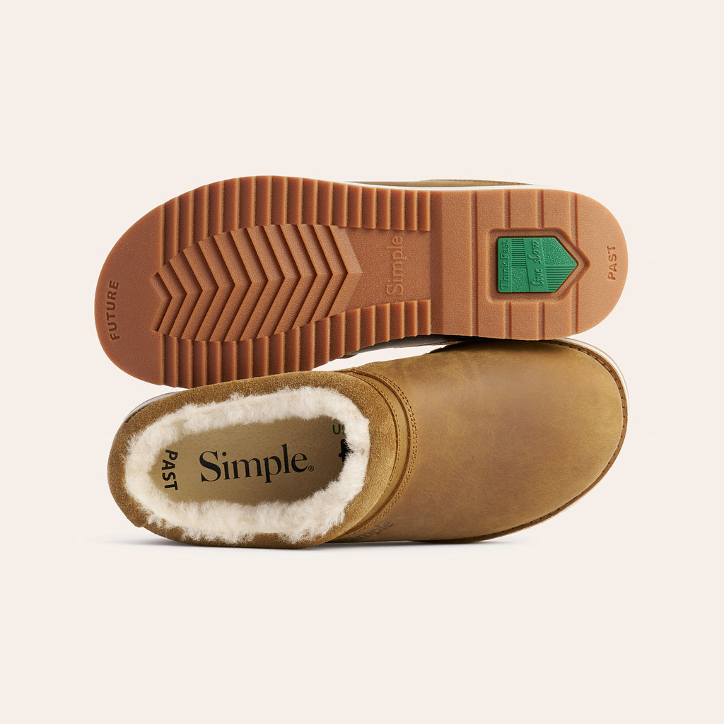 Simple Classic Shearling Clog