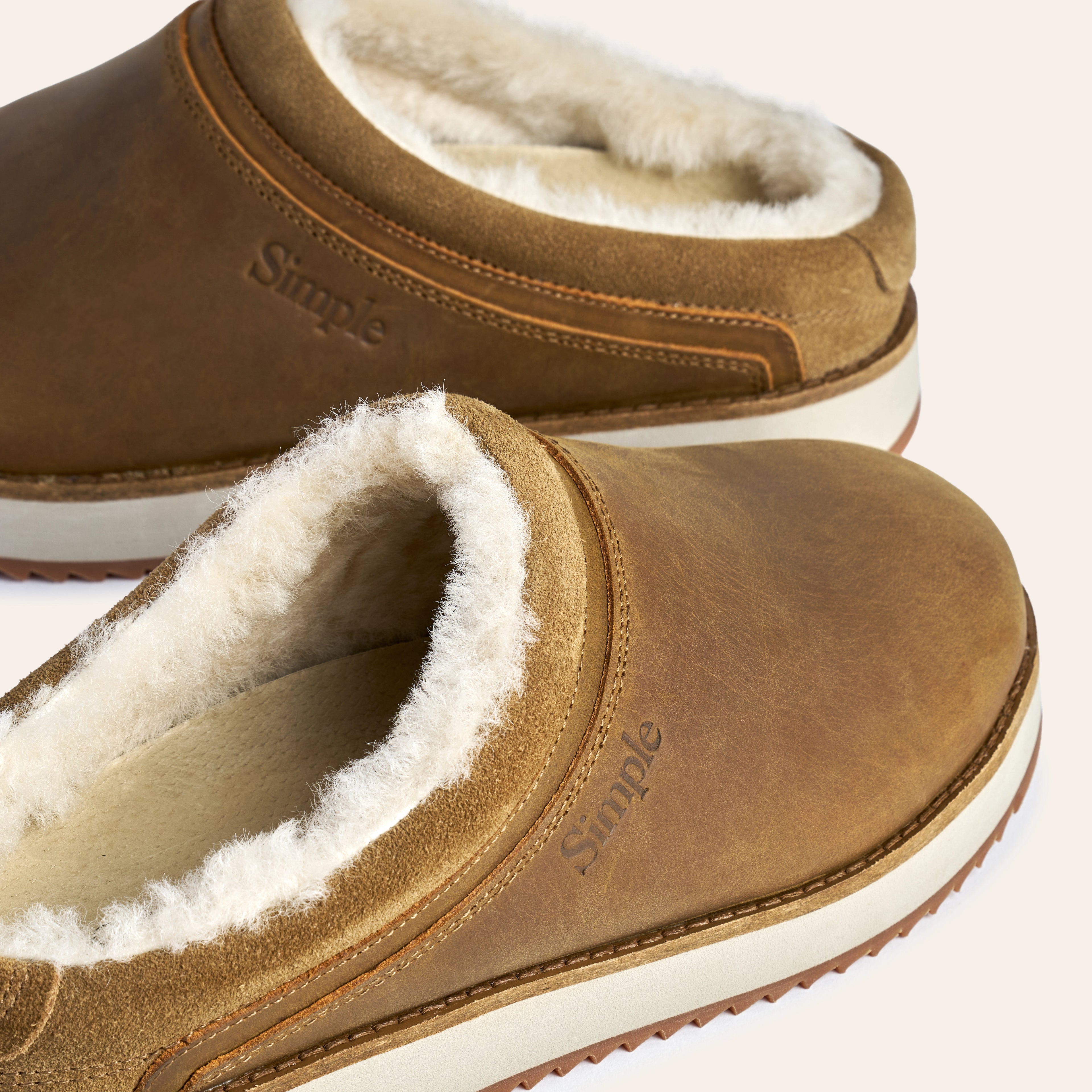 Simple Classic Shearling Clog