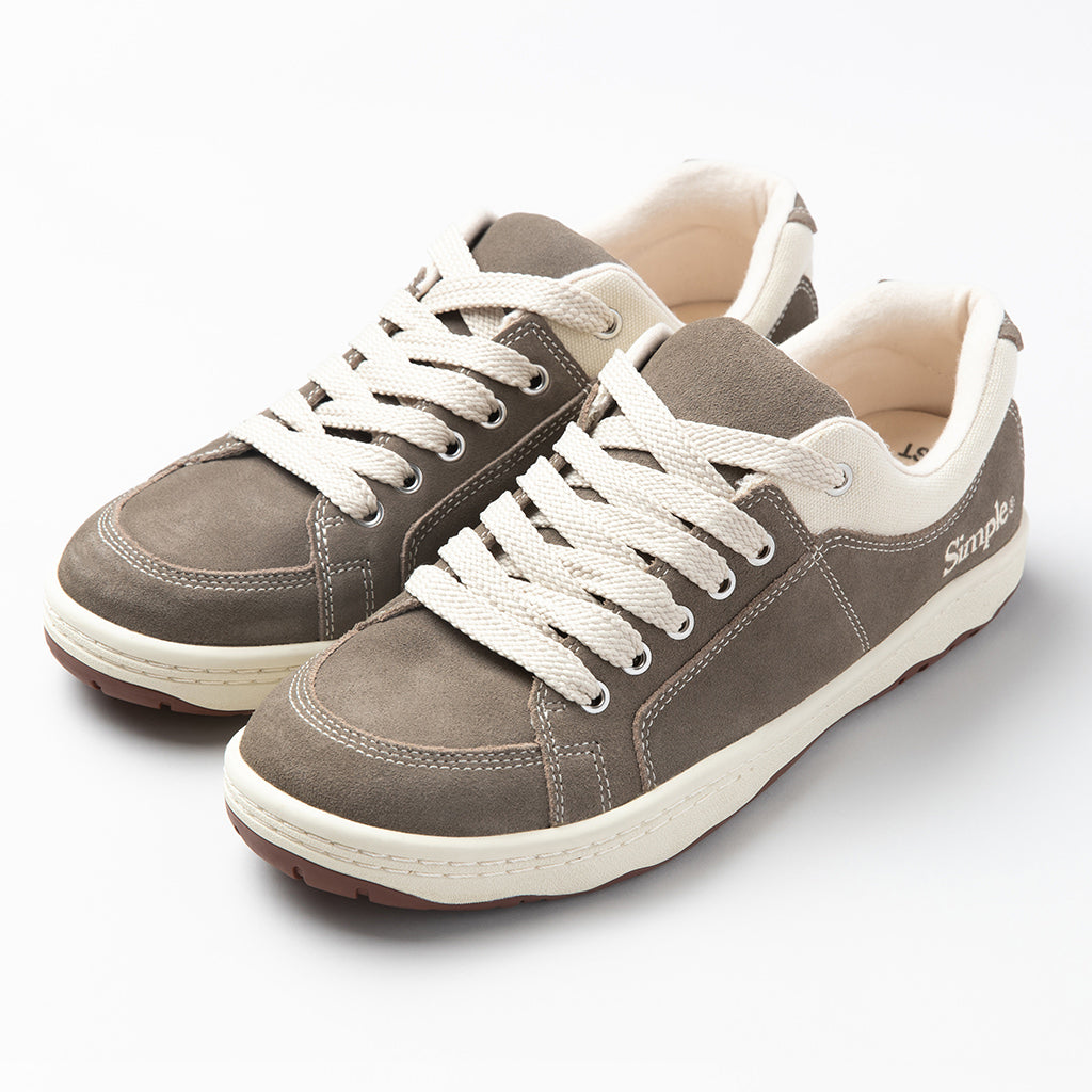 美品 シンプルSimple O.S. suede スニーカー 26.5-